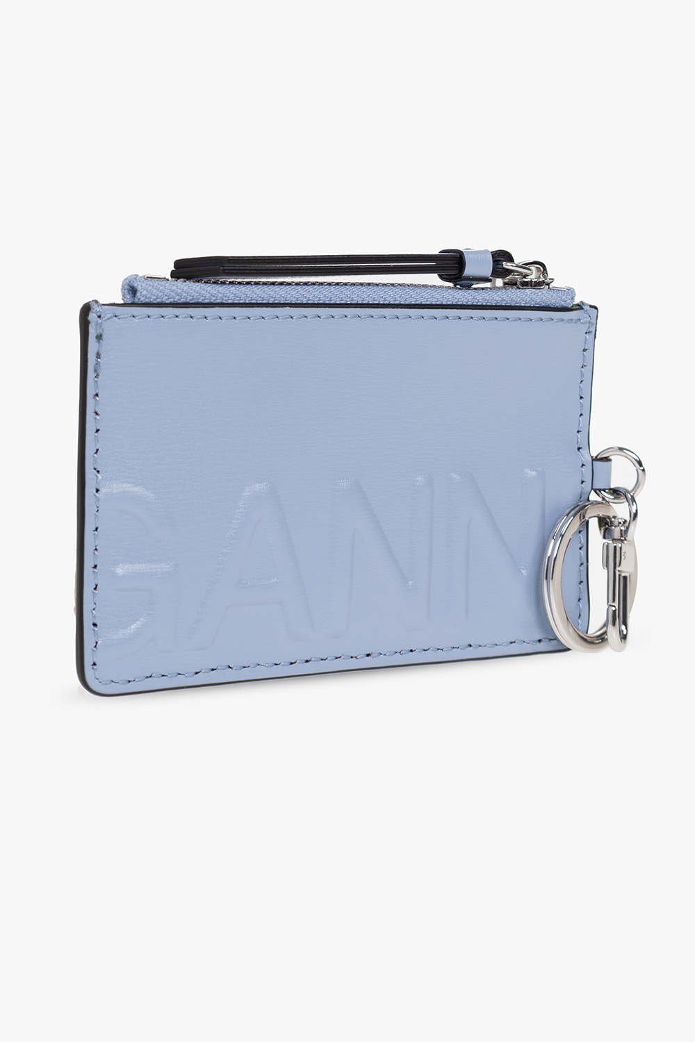 Blue Card holder Ganni - SchaferandweinerShops Japan
